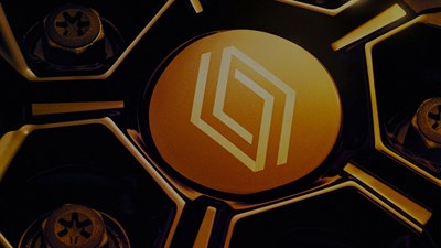 Digitalni uzorak s Renault logotipom u središtu na tamnoj pozadini s crveno-narančastim linijama.