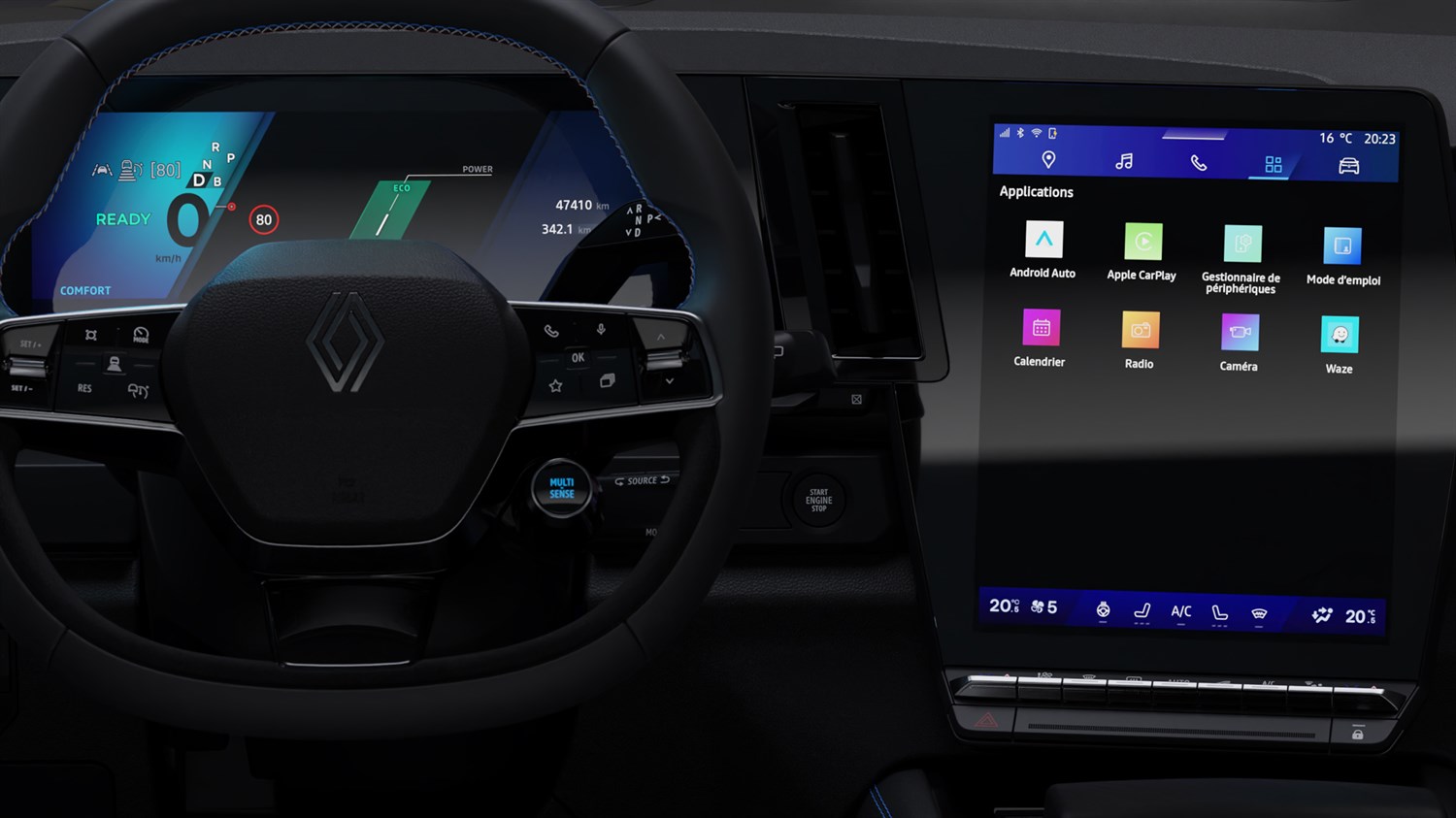 Renault Rafale E-Tech full hybrid - openR - multimedijski sustav