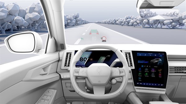 heads-up display - adas - Renault Espace E-Tech full hybrid