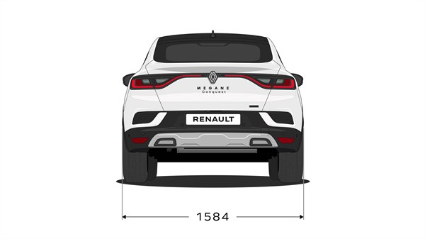 dimenzije modularan dizajn - Megane Conquest E-Tech full hybrid