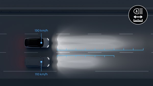 prilagodljiva LED svjetla s tehnologijom Adaptive Vision - Renault Scenic E-Tech 100% electric