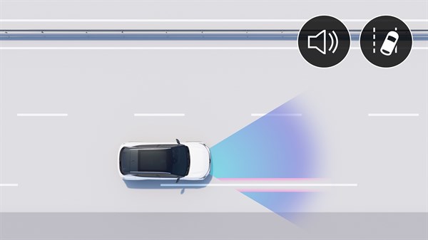 upozorenje na izlazak iz traka - Renault Scenic E-Tech 100% electric