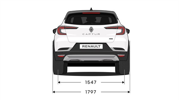 dimenzije - Renault Captur E-Tech full hybrid