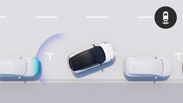 Vozilo Captur full hybrid E-Tech parkira se uz pomoć stražnjih parkirnih senzora, uz zvučne i vizualne signale.