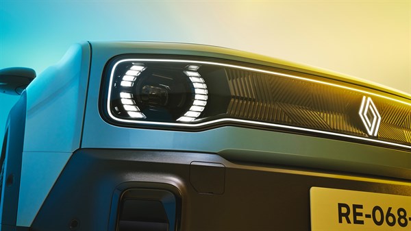 svjetlosni potpis - Renault 4 E-Tech 100% electric