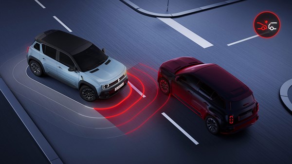 sustav automatskog kočenja pri sudaru na raskrižjima - Renault 4 E-Tech electric