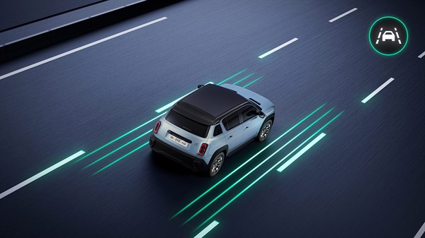 vozilo Renault 4 automatski se vraća u voznu traku nakon nenamjernog prelaska linije

