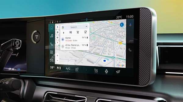 navigacija u stvarnom vremenu Renault 4 E-Tech électrique