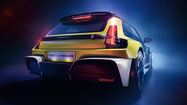 stražnja traka s oznakom "5" - Renault 5 Turbo 3E