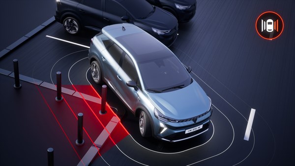 Renault Symbioz E-Tech full hybrid - bočni parkirni senzori
