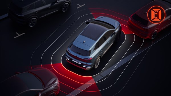 Renault Symbioz E-Tech full hybrid - kamera s prikazom 360° 