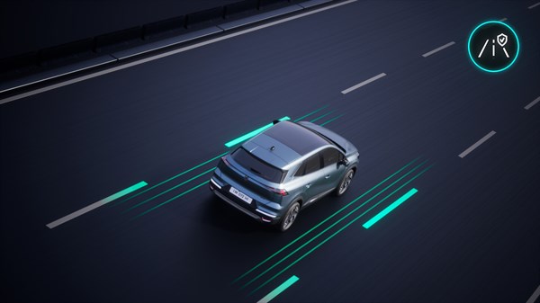 Renault Symbioz E-Tech full hybrid - zadržavanje vozila u voznom traku