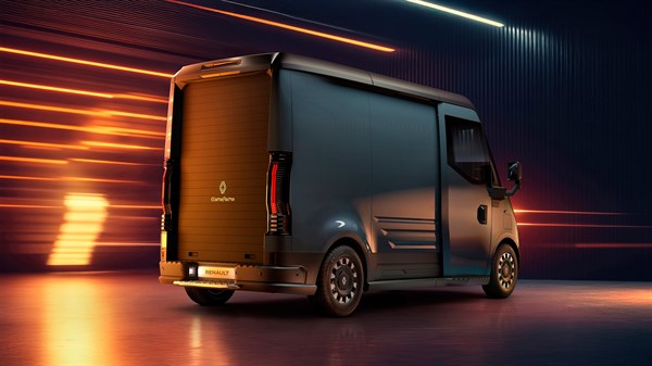 Renault Estafette E-Tech electric - curtain