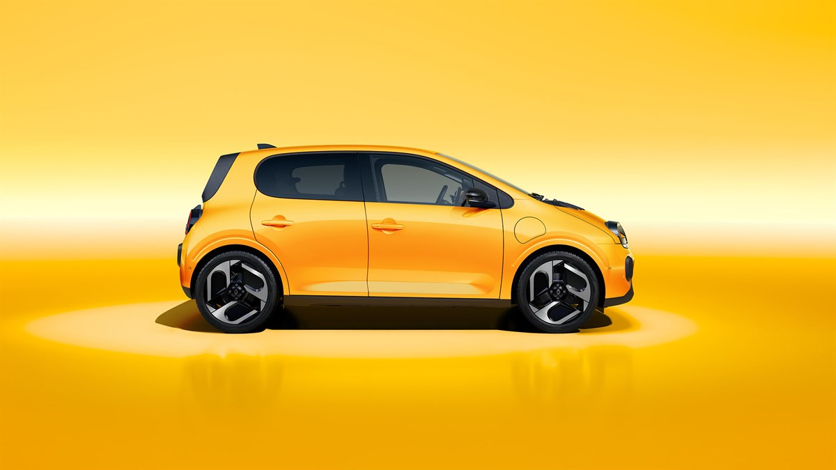 Renault Twingo E-Tech electric u žutoj boji