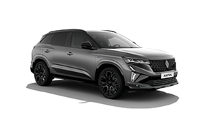 Vozilo Symbioz u tirkizno plavoj boji prikazano s lijeve prednje strane na bijeloj pozadini