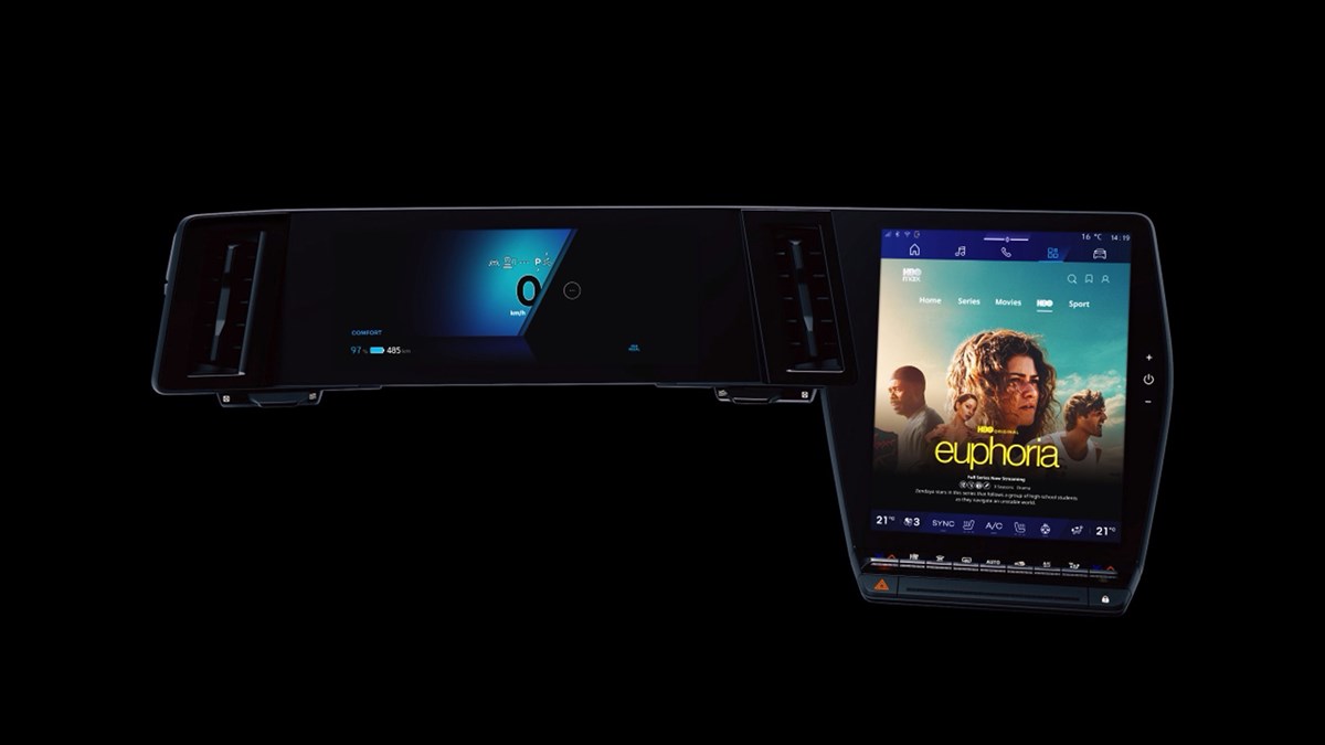 openR multimedijski sustav u Renault Mégane E-Tech electric s prikazom sadržaja na platformi Prime Video.