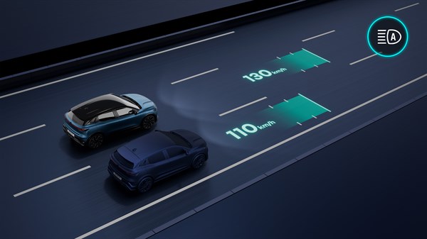 LED Adaptive Vision automatski prilagođava svjetlosni snop uvjetima vožnje.