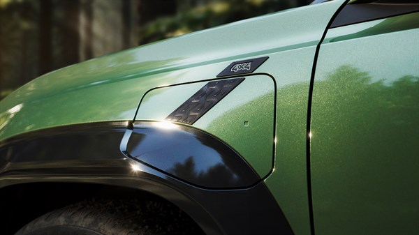 front-mounted charging hatch &amp; unique customised decor