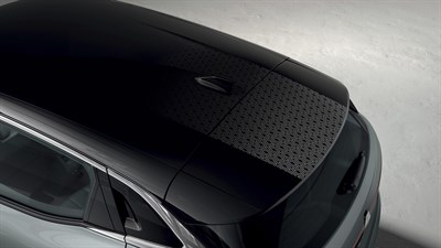 krov vozila Megane E-Tech electric s dekorativnom crnom naljepnicom

