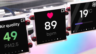heart rate sensor - Renault Scenic Vision