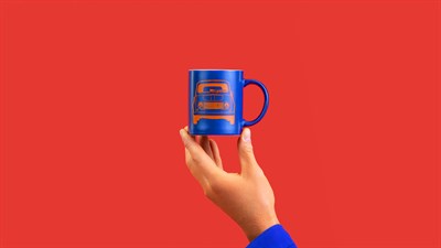 60 years of 4L - blue mug