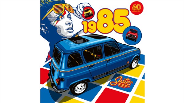 Gregova ilustracija – Renault 4 Sixties