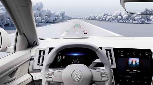 Head-up zaslon - sigurnost - Renault Austral E-Tech full hybrid