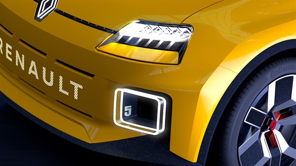 led svjetlosni potpis - prototip Renault 5 E-Tech electric 