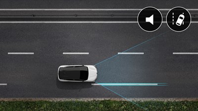 Megane E-Tech 100% električan – upozorenje na izlazak iz prometne trake